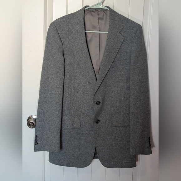 Vintage Levi Action Suit Blazer Men's 36R Gray - Picture 1 of 7